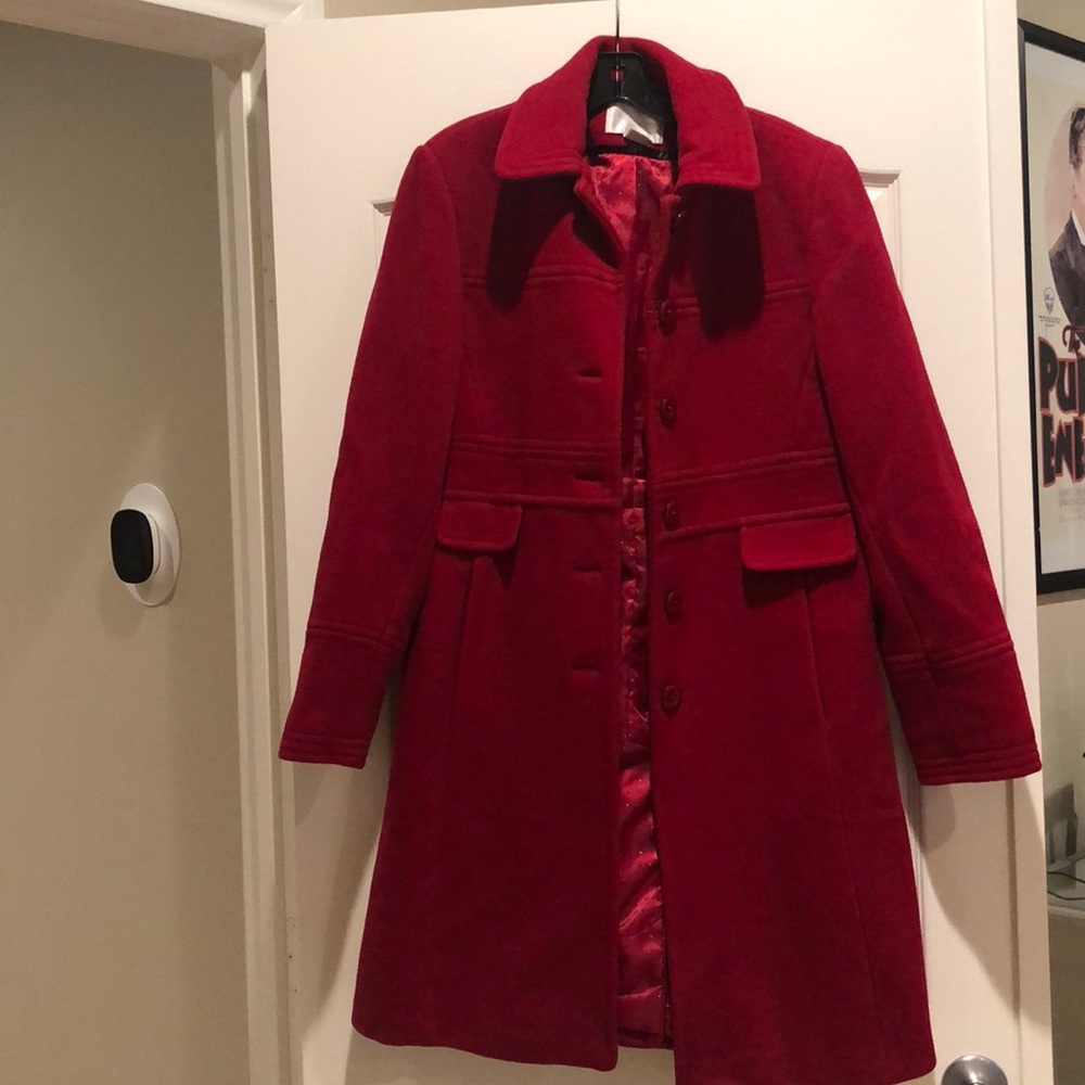 Red Wool Coat
